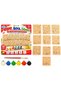 Wooden Painting Set Turkish Alphabet 10 Pieces Mdf Letter Cards Acrylic Paint and Brush Ages 3+ - 5