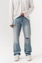 Riftwash Ripped Detailed Open Leg Baggy Jean Trousers
