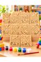 Wooden Painting Set Turkish Alphabet 10 Pieces Mdf Letter Cards Acrylic Paint and Brush Ages 3+ - 3