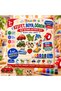 Wooden Painting Set Vehicles 10 Pieces Mdf Figures Acrylic Paint Brush and Tape Ages 3+