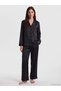 Esvab • Modern & Distinctive Striped Women's Satin Pajama Set