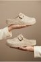 Women'S, Buckle-Strapped, Closed Toe, Stylish Detailing, Comfortable Sole, Daily Home and Outdoor Slippers