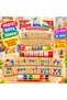 Wooden Painting Set Turkish Alphabet 10 Pieces Mdf Letter Cards Acrylic Paint and Brush Ages 3+ - 4