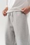 Lineseam Stitching Detailed Elastic Waist Loose Fit Men's Sweatpants - 4