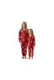 Girl's Cotton Patterned Pajama Set - 2