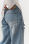 Riftwash Ripped Detailed Open Leg Baggy Jean Trousers - 7