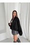 Checked Double-Breasted Collar Buttoned Bomber Jacket - 3