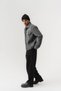 Kashlock Collared Cashmere Fabric Zipper Snap Closure Pocket Detailed Men's Coat - 5
