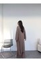 Long Cardigan Comfortable Three-Piece Set - 5