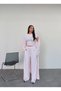 Long Cardigan Comfortable Three-Piece Set - 3