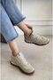 Rubber Flat Sole Orthopedic Stone-Engraved Daily Women's Classic Sports Shoes - 2