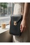 Women's Chain Strap Two-Compartment Phone Bag Lockable Mini Crossbody Bag - 3