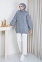 Women's Knitted Patterned Knitwear Tunic Sweater - 2