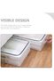 Under Bed Storage Box Foldable Storage Bag Organizer with Reinforced Handle Clear Window Foldable Un - 2