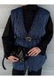Alpaca Cashmere Vest - 4547 - Indigo - 4