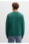 Green Sweatshirt with Blue Jeans Detail 0S10586-71874 - 7