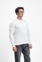 Cotton Lycra Thin Ribbed Collar Buttoned Slim Fit Knitwear Sweater