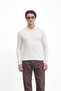 Cotton Lycra Thin Ribbed Collar Buttoned Slim Fit Knitwear Sweater - 8