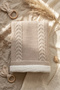 Coffee Knitwear Hair Knit Patterned Soft Textured Welsoft Baby Blanket