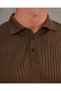Cotton Lycra Thin Ribbed Collar Buttoned Slim Fit Knitwear Sweater - 7