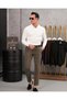 Cotton Lycra Slim Fit Knitted Pattern Cut-Off Collar Sweater