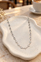 Silver Color Heart Charm Women's Steel Necklace - 3