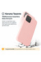 Compatible with iPhone 15 Plus and 14 Plus - Plain Gray Color Silicone with Velvet Inside Protective Phone Case (Soft and Matte) - 3