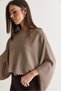 Women's Mink Boat Neck Bat Sleeve Oversize Crop Knitwear Sweater Tk261126 60286718 - 6
