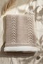 Coffee Knitwear Hair Knit Patterned Soft Textured Welsoft Baby Blanket - 5