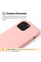 Compatible with iPhone 15 Plus and 14 Plus - Plain White Color Silicone with Velvet Inside Protective Phone Case (Soft and Matte) - 4