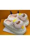 Pandof, Furry House Slippers, Furry Inside and Out, Poly Bottom, Very Light, Non-Slip, Sole-Stitched House Slippers - 4