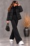 Side Pocket Zippered Winter Coat - 5