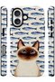 iPhone 16 Compatible - Cherry and Floral Dost, Double Layer Cover, Glossy Surface Protective Case - 2