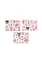 pembe renkli Sticker Çantası - 2