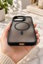 Premium Matte Case with Magsafe Stand and Camera Protection, Compatible with iPhone 15 Pro Max, with Gift Lens - 3