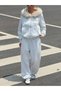 Muchi Fur 3 Thread Tracksuit Set Gray - 6