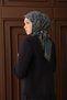 Velora Scarf Shawl Pattern Dark Indigo - 3