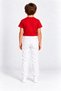 23 April 29 October Boys' White Performance Pants Outfit - 2