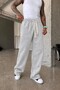 Men's Baggy Fit 3 Thread Threaded Gray Sweatpants Ke-7030 - 2