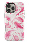 Compatible with iPhone 15 Pro Max - Pink Fish Design, Dual Layer Cover, Glossy Surface Protective Case
