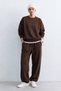 Women's Crew Neck Sweatshirt - Bitter Brown - 3
