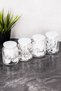 4-Piece Premium Cotton Jar Set with White Mica Lids Glass Cotton Set Jar Makeup Cotton Ear Swab Floss Labeled Jar Set - 5