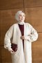 Women's Cardigan with Knitted Pattern on the Sleeves - 4