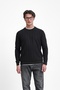 Polo Collar Buttoned Sweater with Striped Details - 2