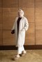 Women's Cardigan with Knitted Pattern on the Sleeves - 3