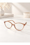 Jesse 50 Ekartman Bone Cat Eye Unisex Women Men Clear Glass Change Optical Frame Eyeglasses - 3