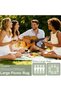200 * 200Cm Picnic Mat,Three-Layer Thickened Waterproof Blanket - 2