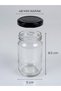 6 Pieces 105 ml 105 Cc Small Sample Jam Honey Shot Glass Jars with Metal Lids - 2