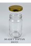 50 Pieces 105 ml Glass Jars with Metal Lids 105 Cc Small Sample Jam Honey Shot Wholesale Glass Jars - 2