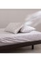 Octave Double 100% Cotton Ranforce Printed Elastic Sheet Set Beige